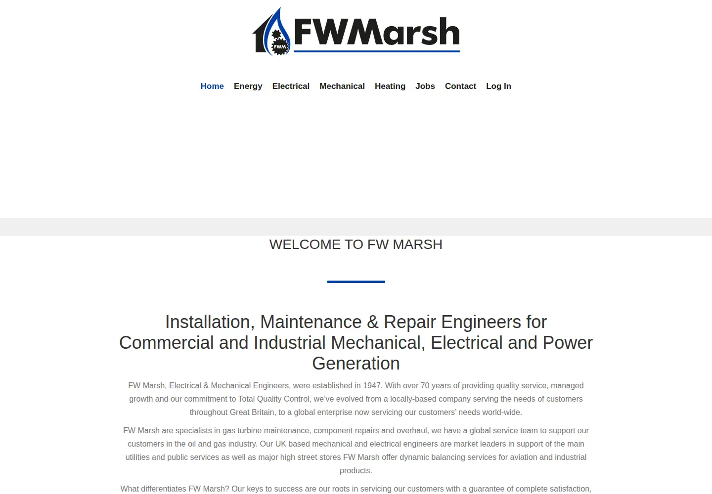 Screenshot of fwmarsh.com