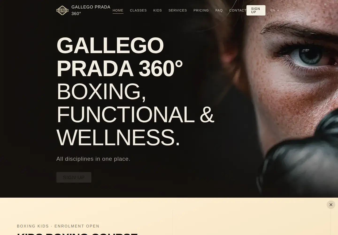 Screenshot of gallegoprada360.com