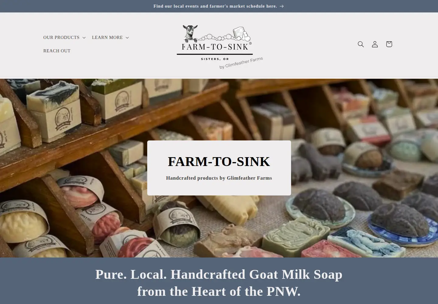 Screenshot of glimfeatherfarms.com