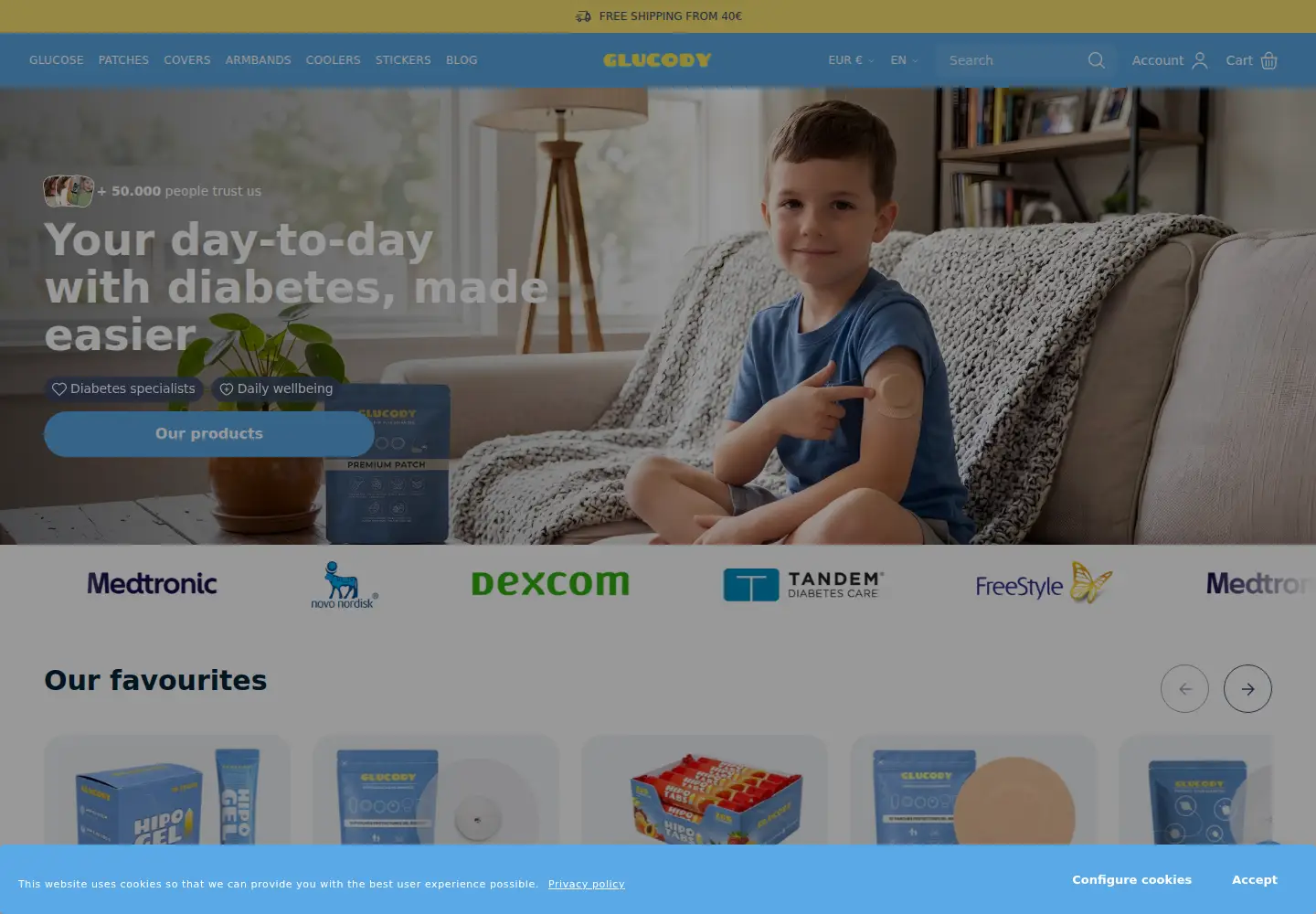 Screenshot of glucody.com