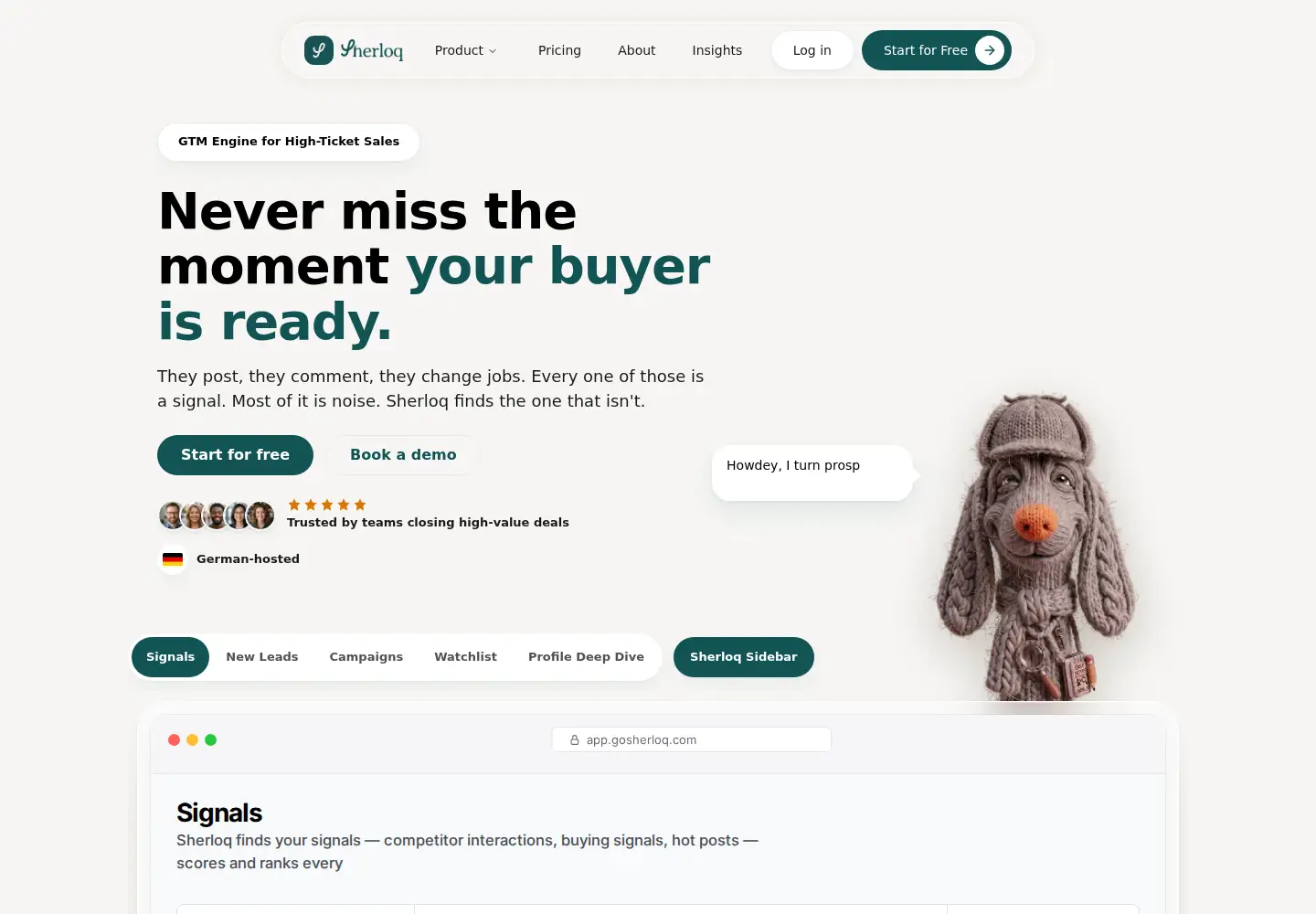 Captured homepage of gosherloq.com in the current scan