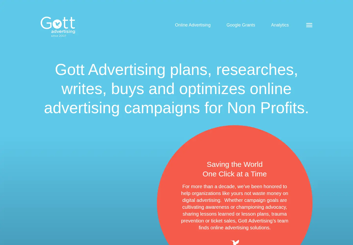 Screenshot of gottadvertising.com