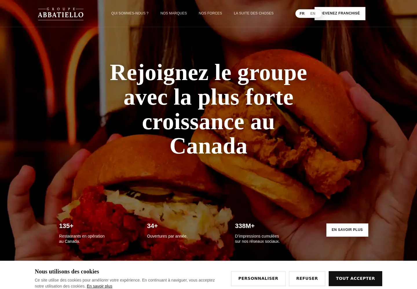 Screenshot of groupeabbatiello.com