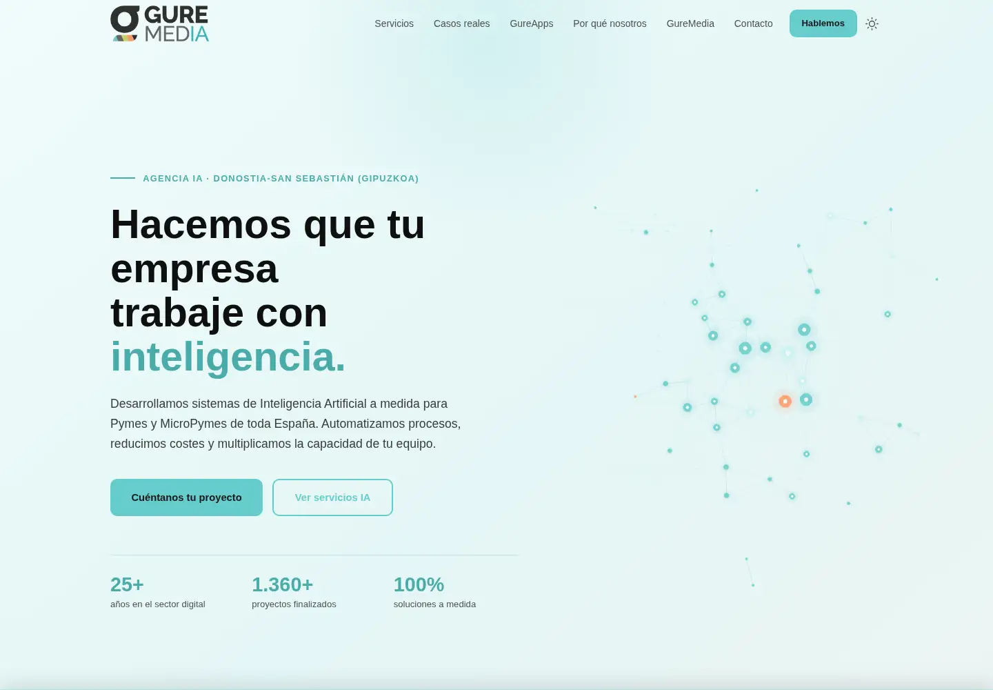Captured homepage of guremedia.com in the current scan