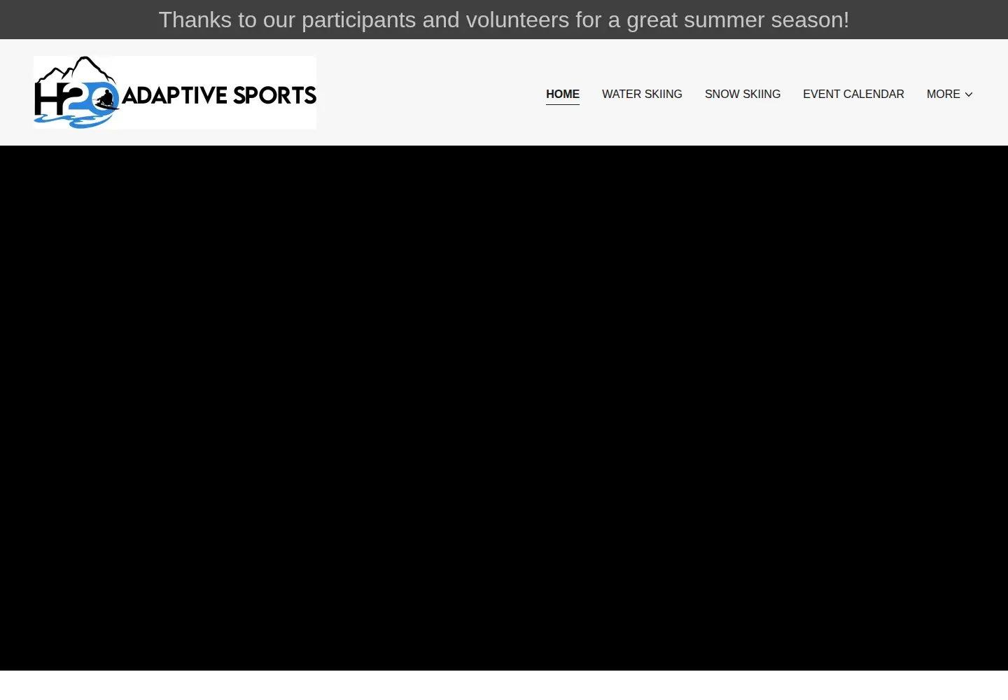Screenshot of h2oadaptivesports.com