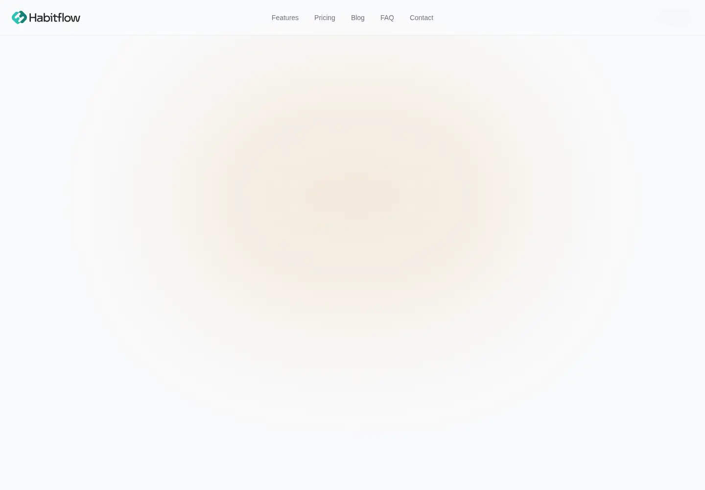 Captured homepage of habitflowapp.com in the current scan