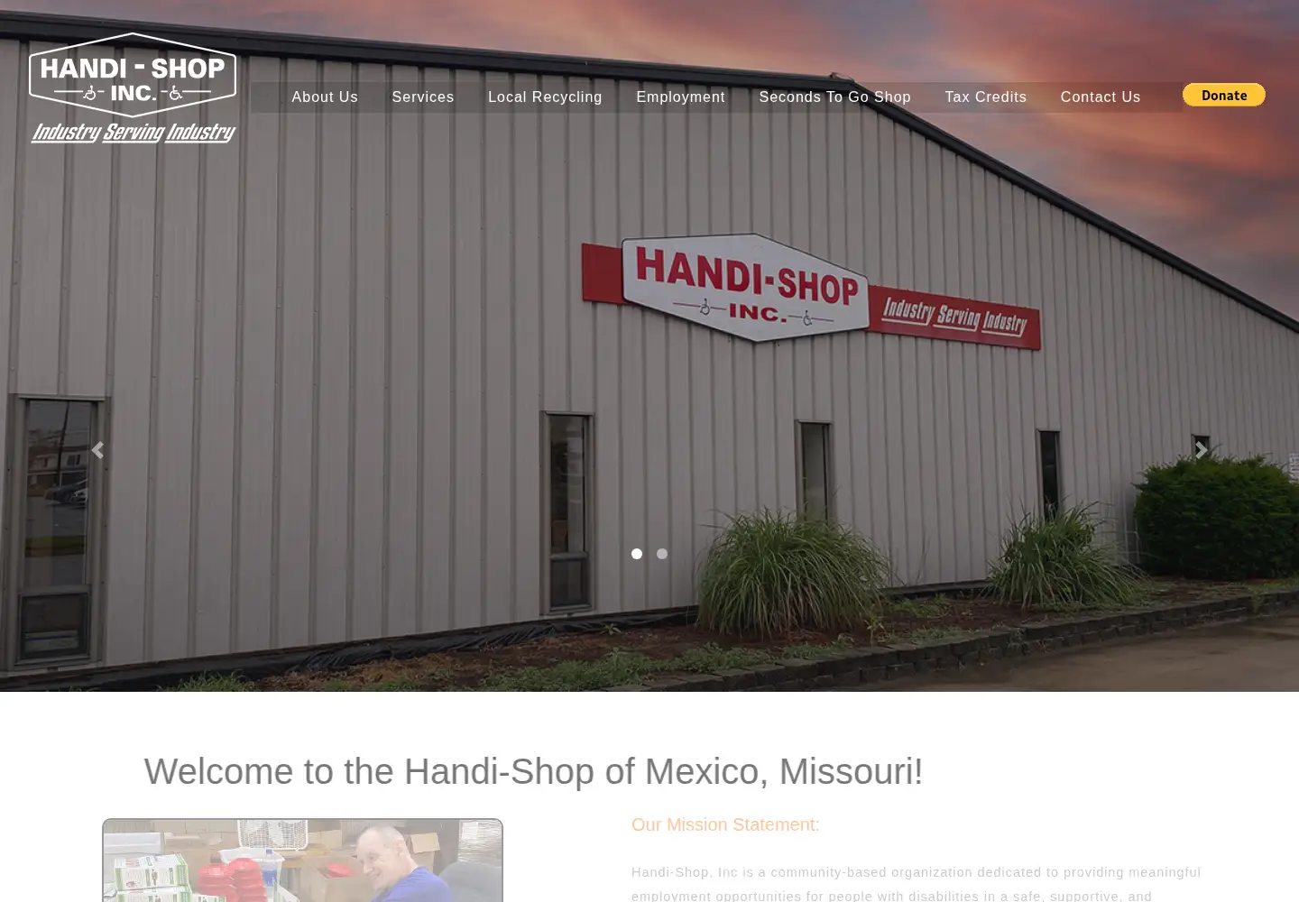 Screenshot of handi-shop.com
