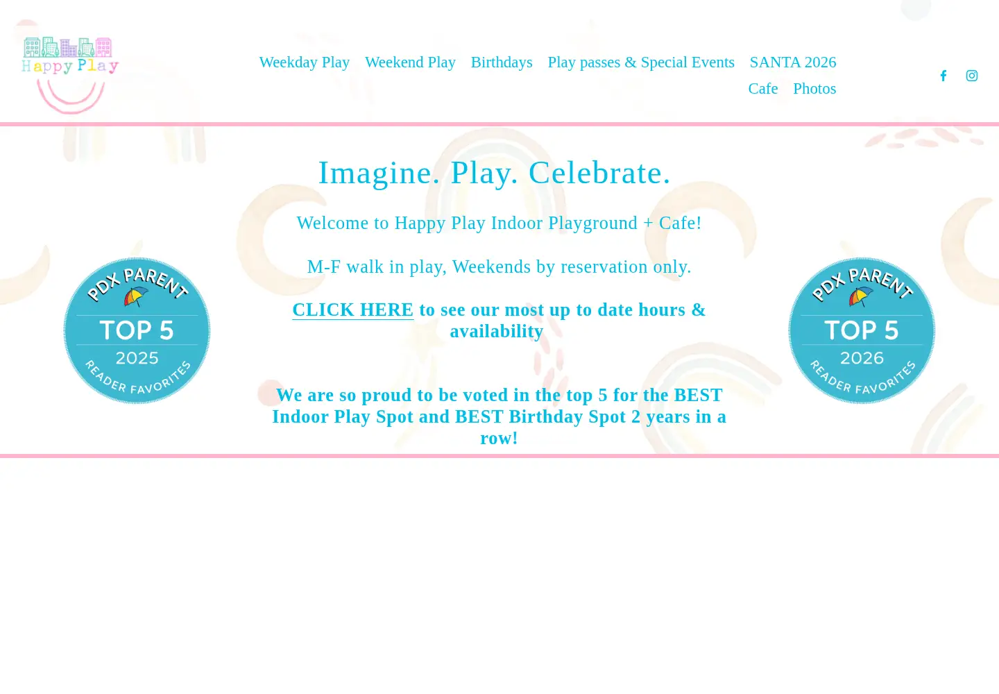 Screenshot of happyplaypdx.com