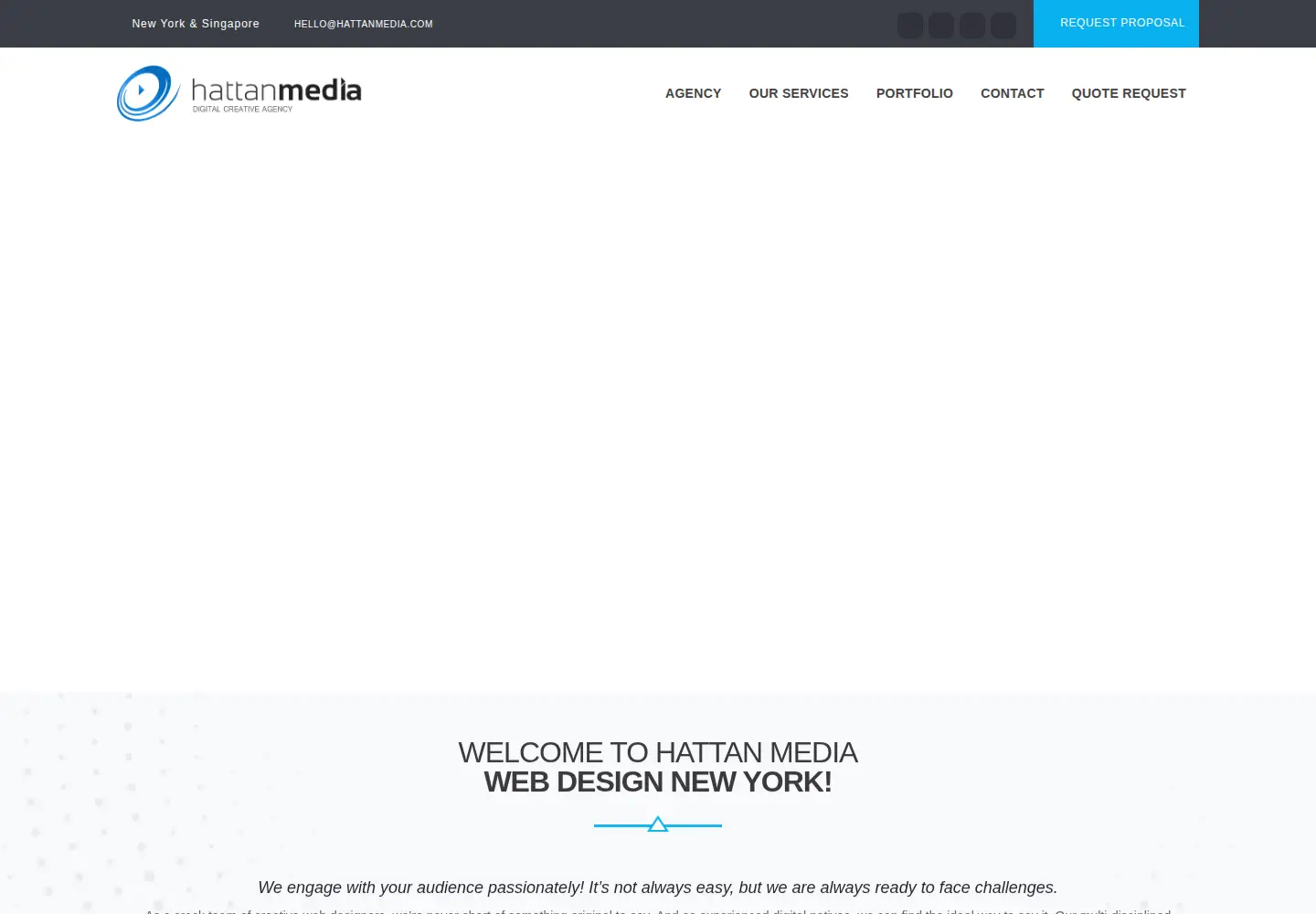Captured homepage of hattanmedia.com in the current scan
