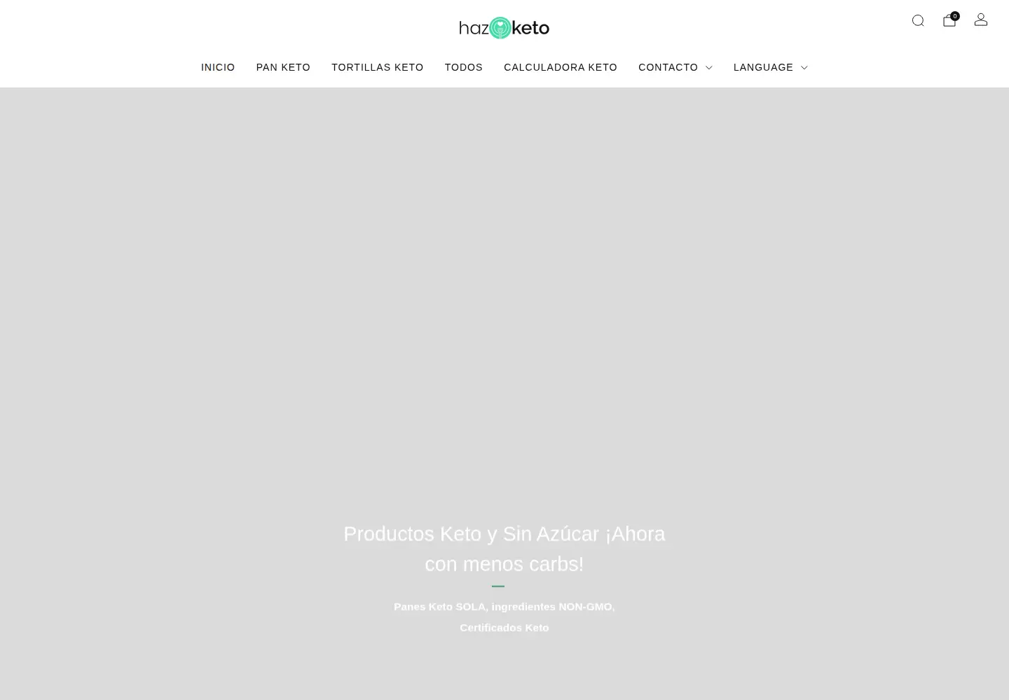 Screenshot of hazketo.com