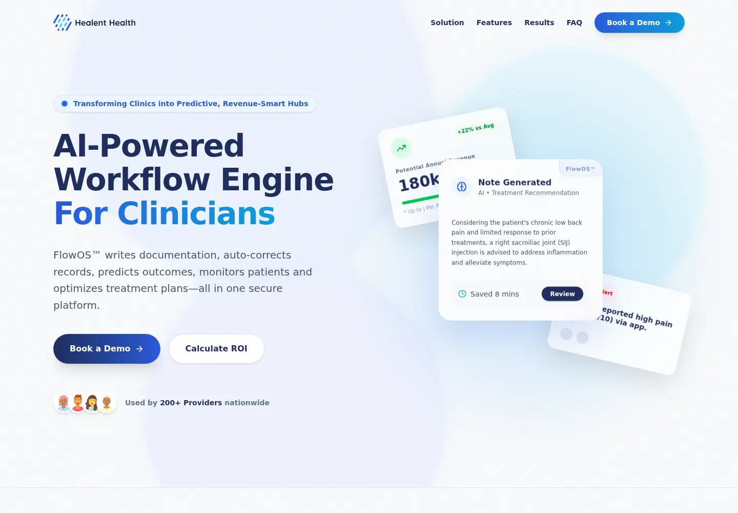 Screenshot of healent.com