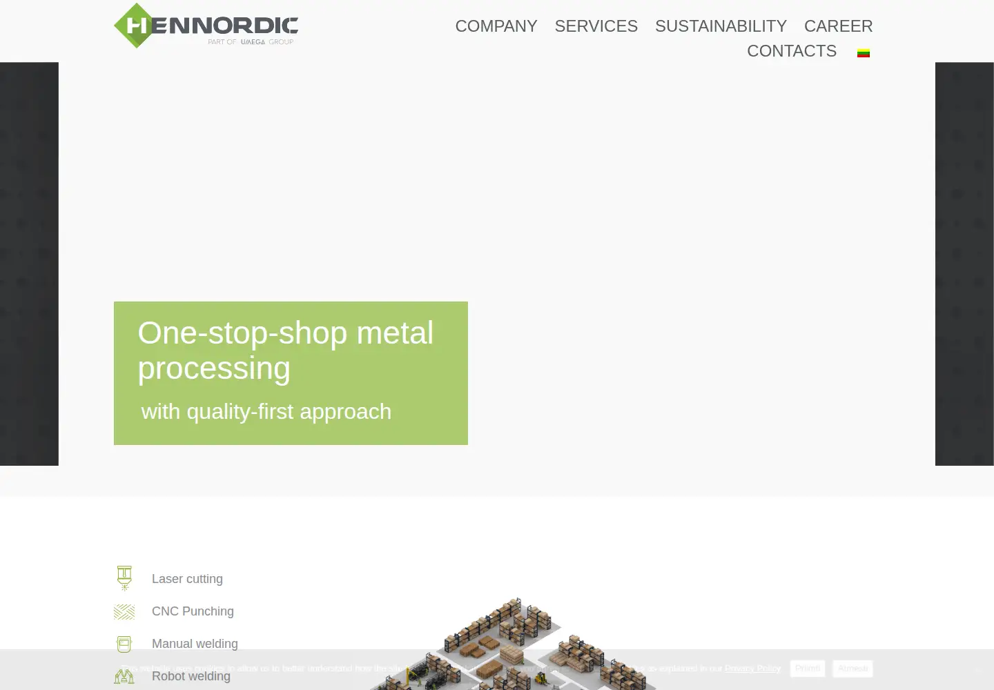 Screenshot of hennordic.com