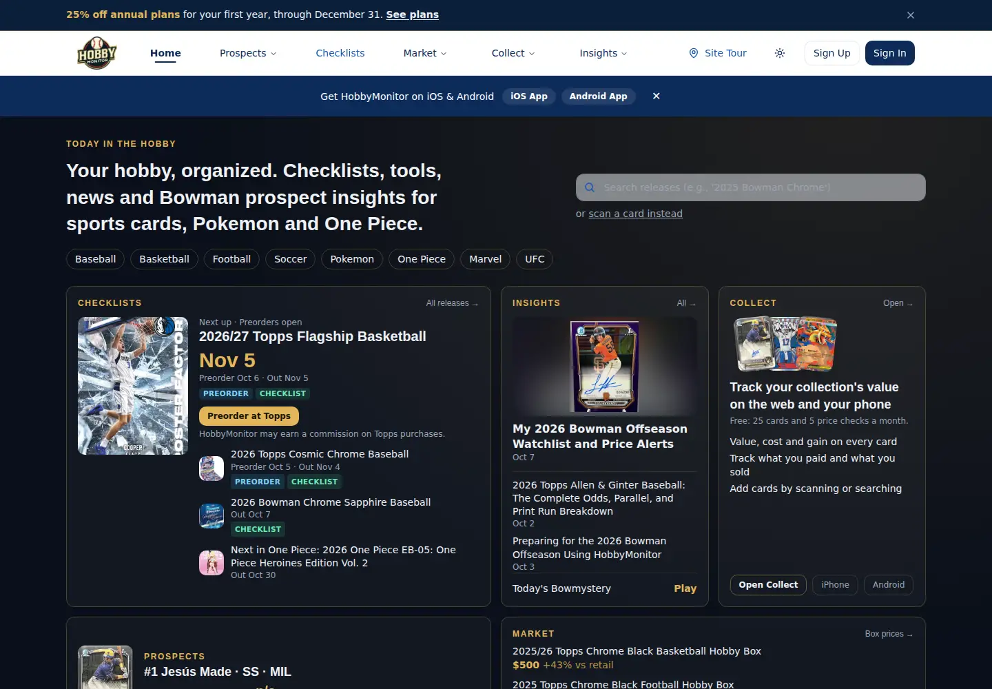 Screenshot of hobbymonitor.com
