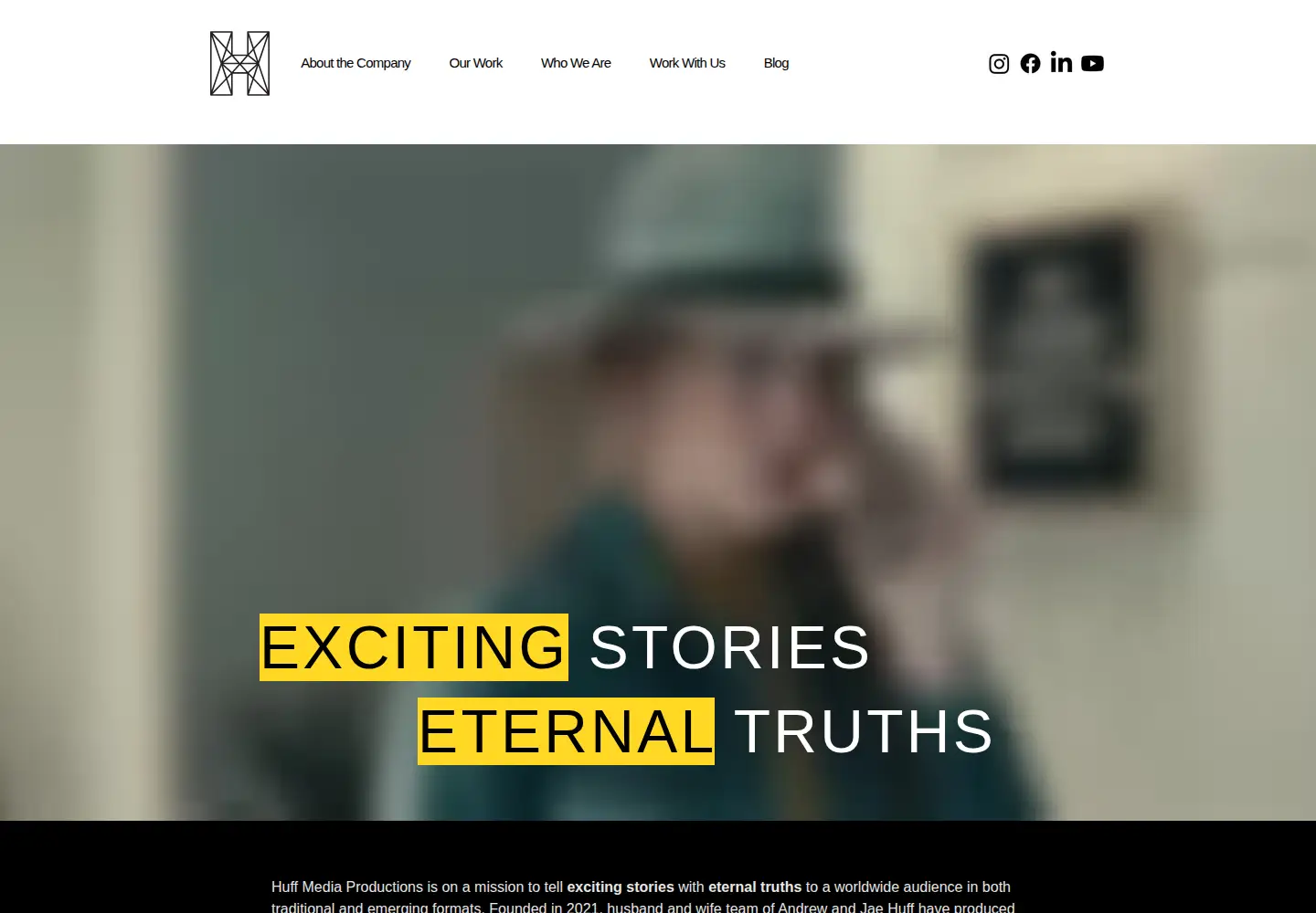 Screenshot of huffmediapro.com