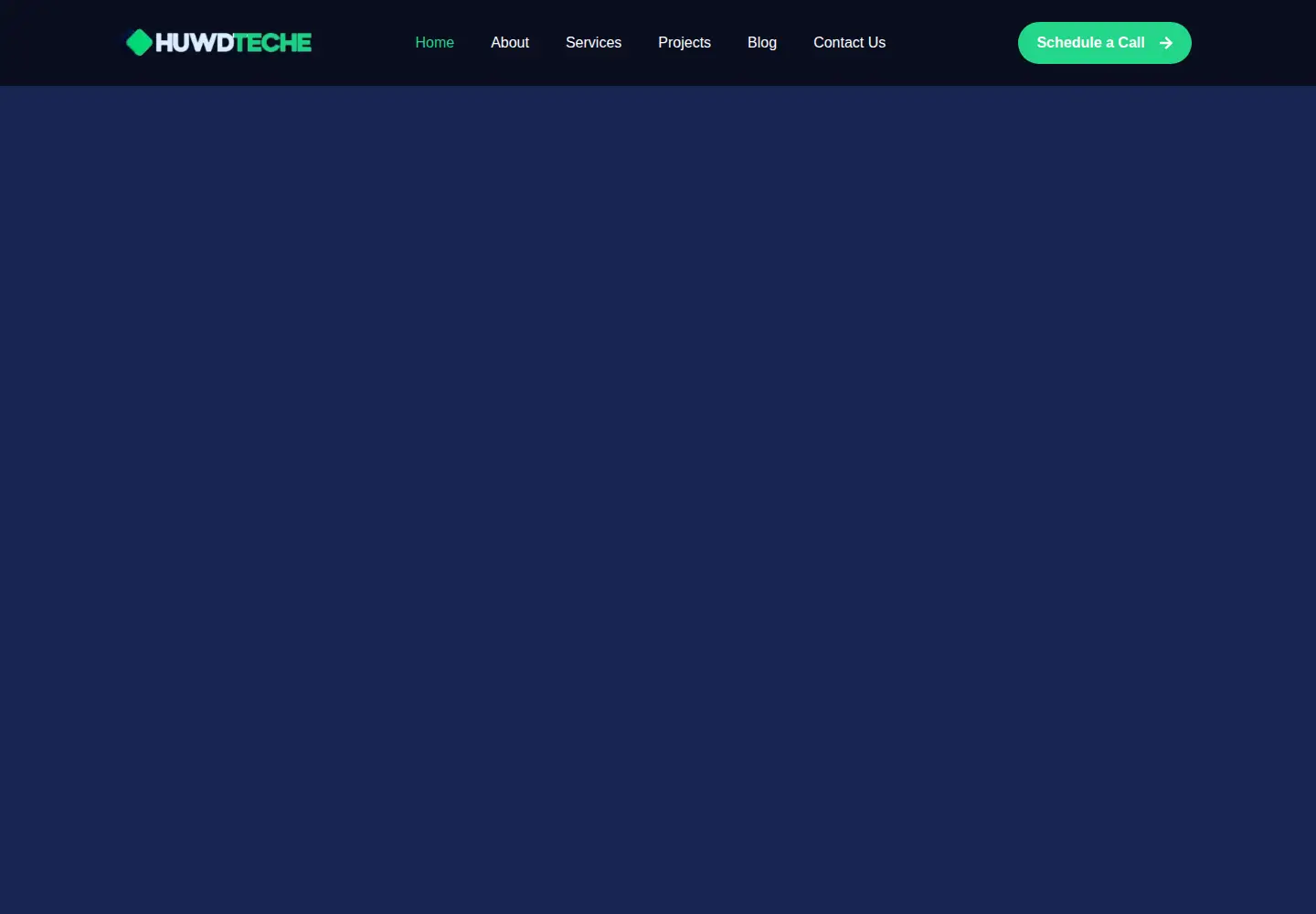 Screenshot of huwdetech.com