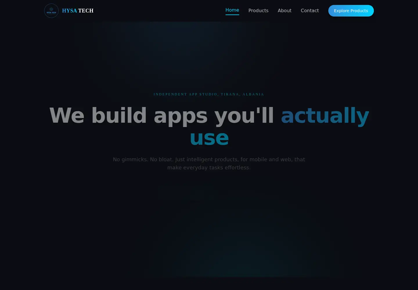 Screenshot of hysa-tech.com