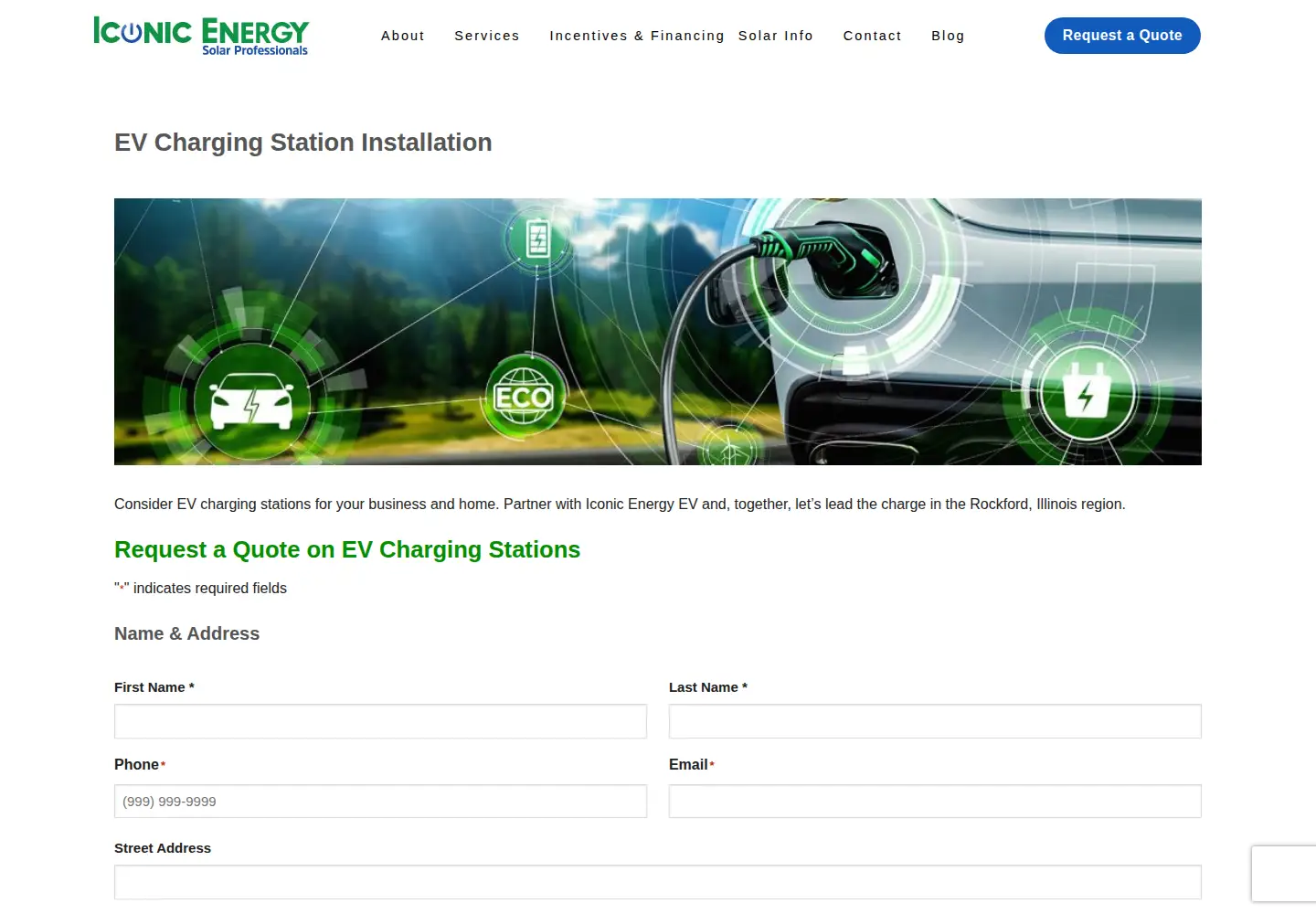 Screenshot of iconicnrgev.com
