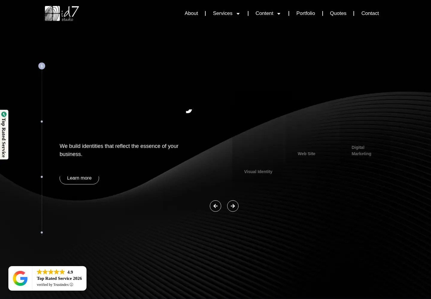 Screenshot of id7studio.com