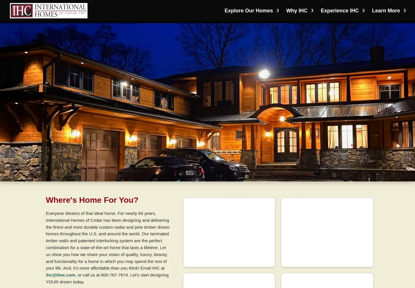 Screenshot of ihoc.com