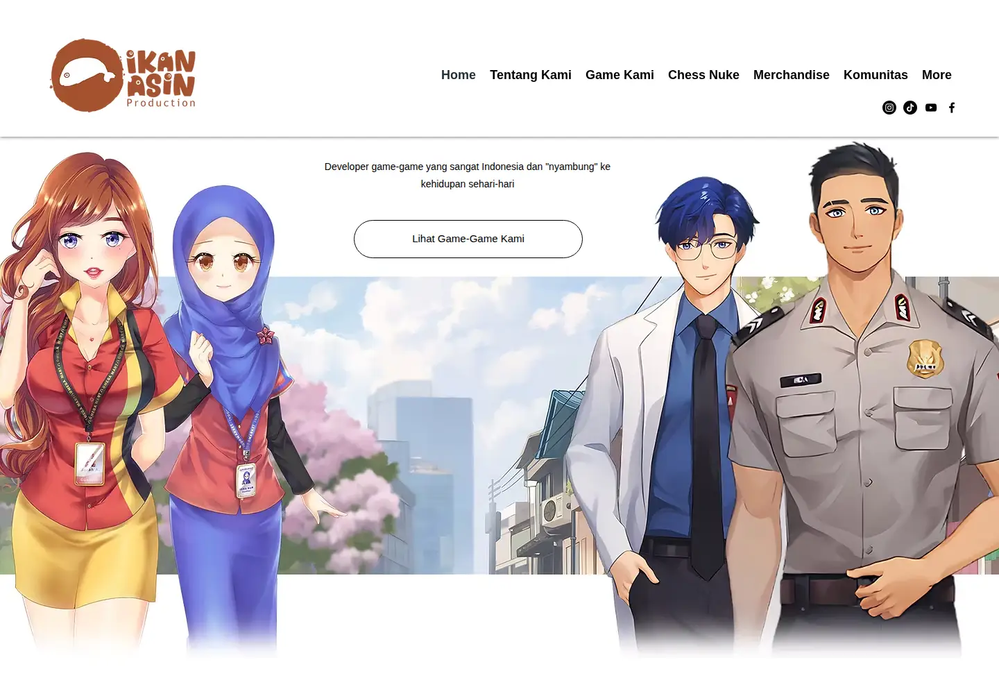 Screenshot of ikanasinproduction.com