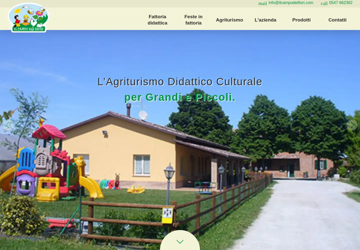 Screenshot of ilcampodeifiori.com