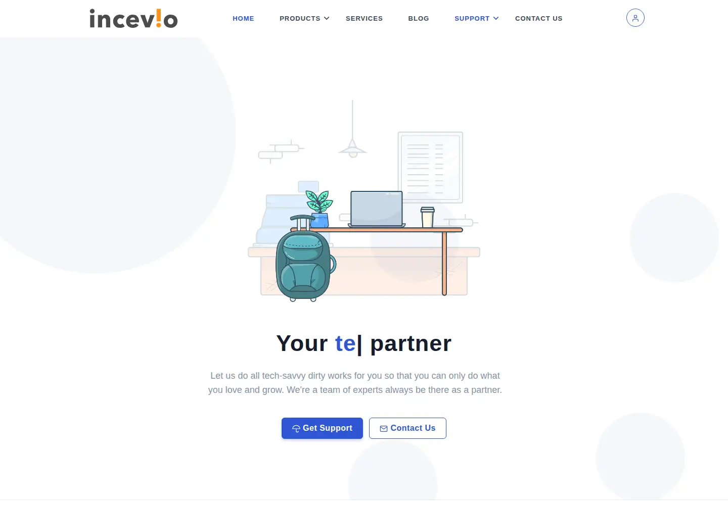 Screenshot of incevio.com