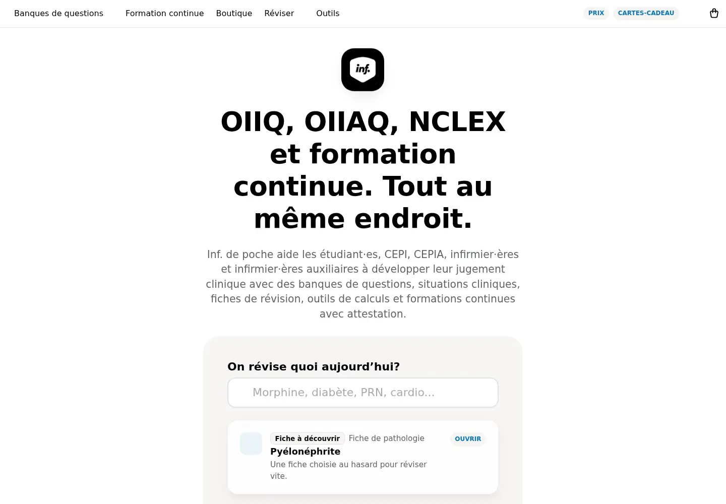 Screenshot of infdepoche.com