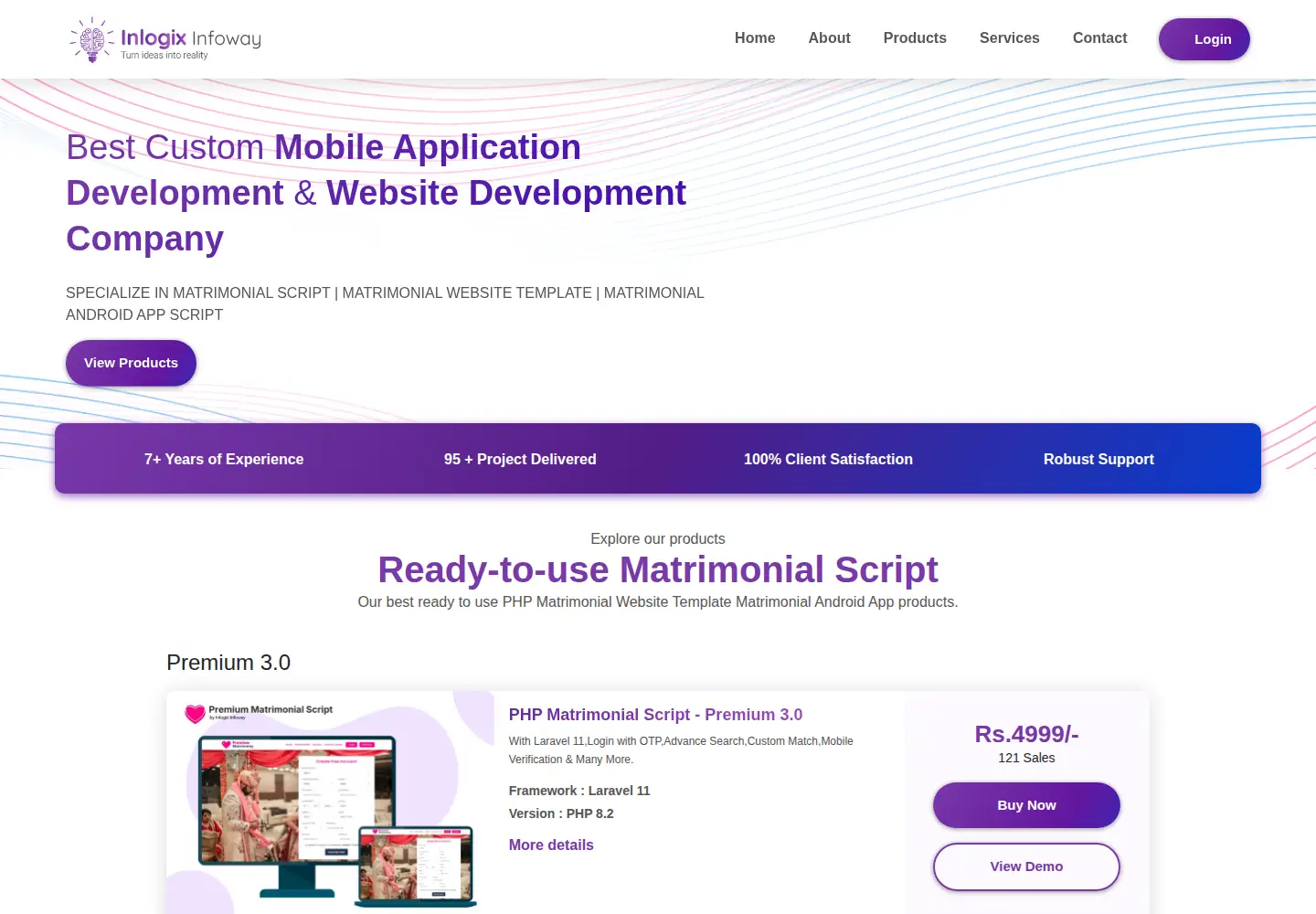 Screenshot of inlogixinfoway.com