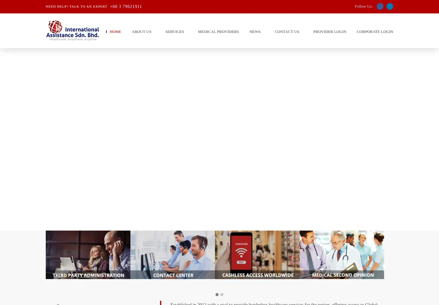 Screenshot of international-assist.com
