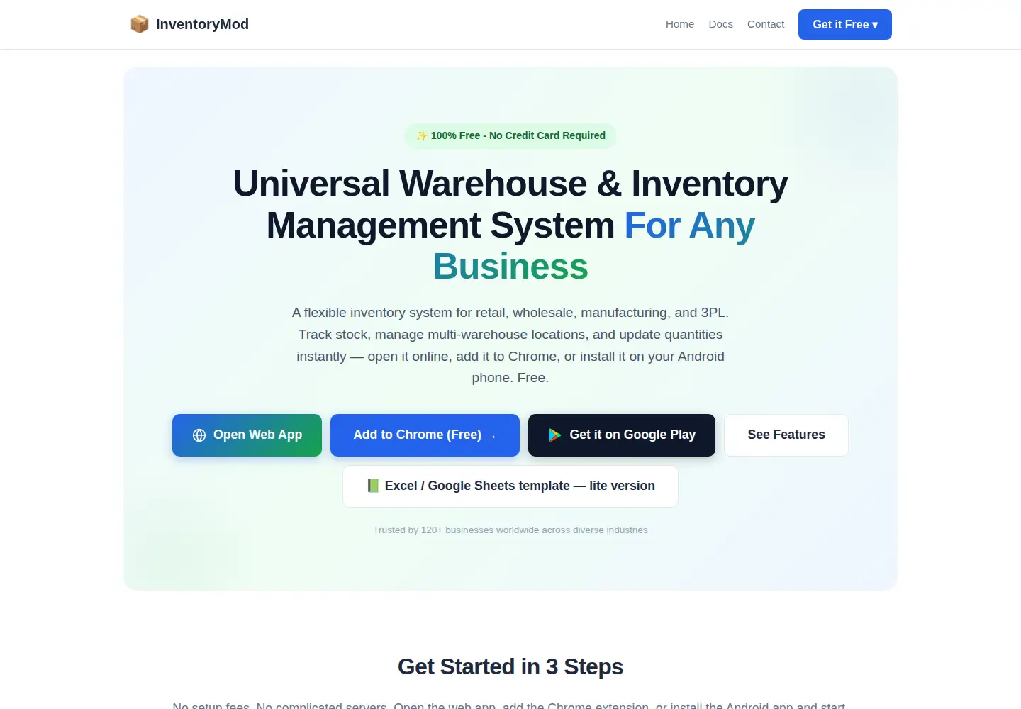 Screenshot of inventorymod.com