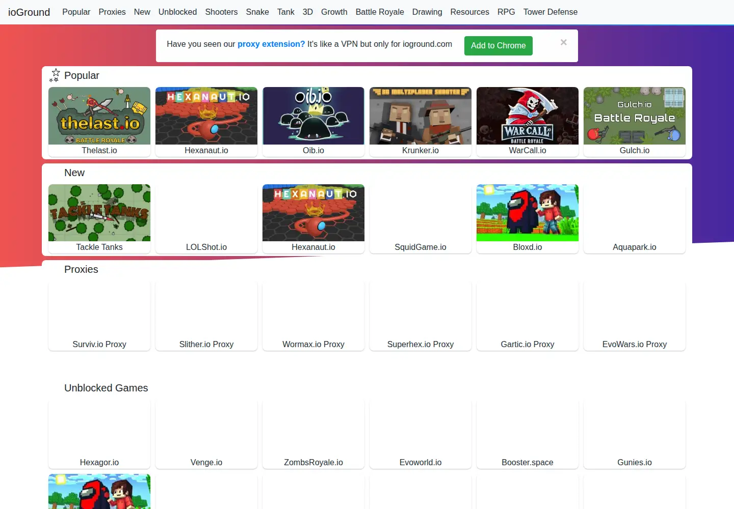 Screenshot of ioground.com