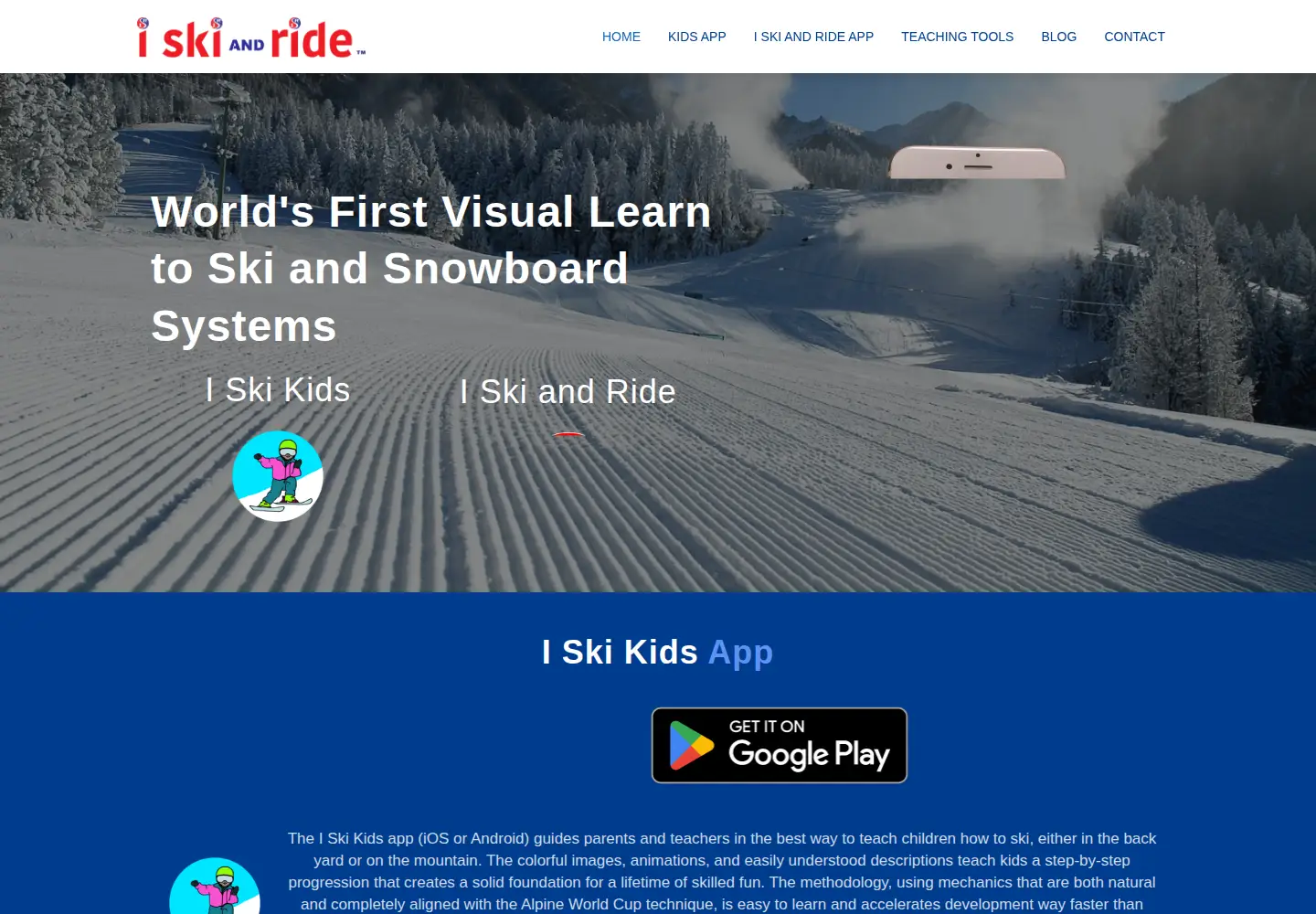 Screenshot of iskiandride.com