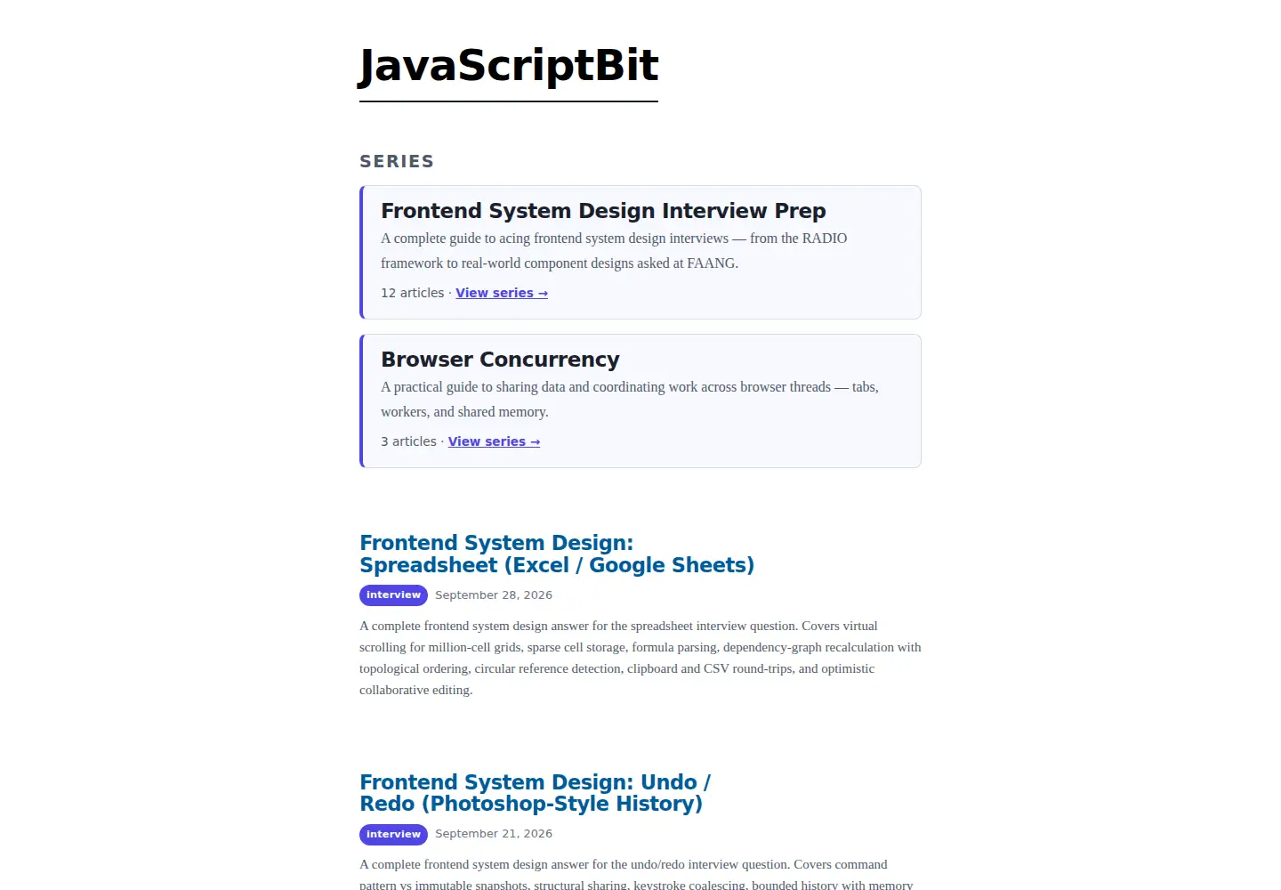 Screenshot of javascriptbit.com