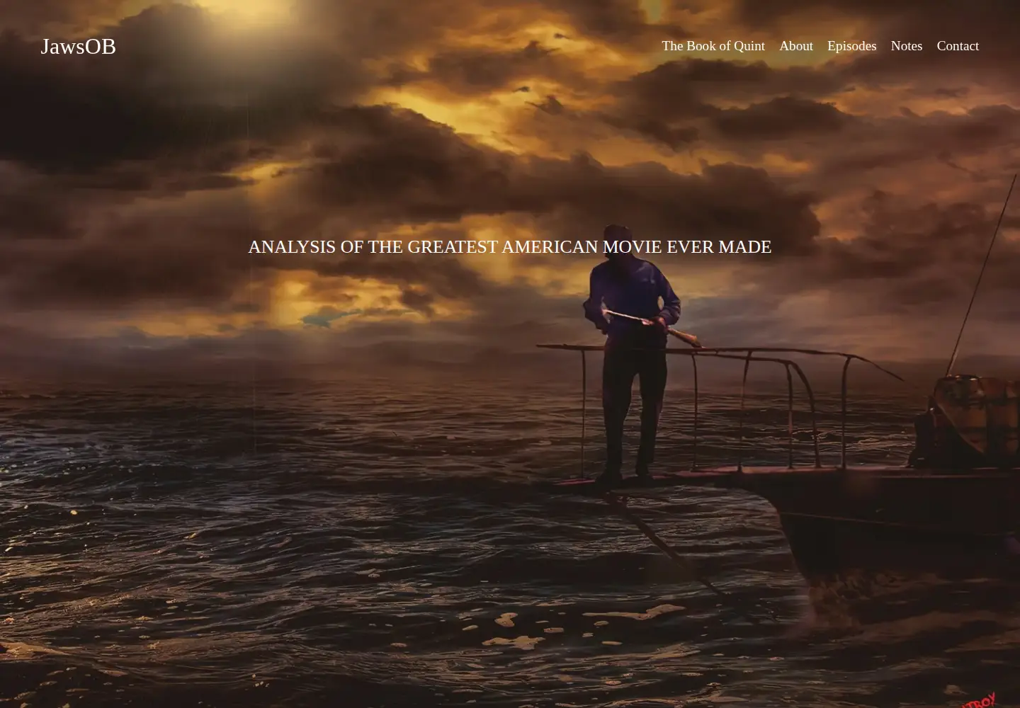 Captured homepage of jawsob.com in the current scan