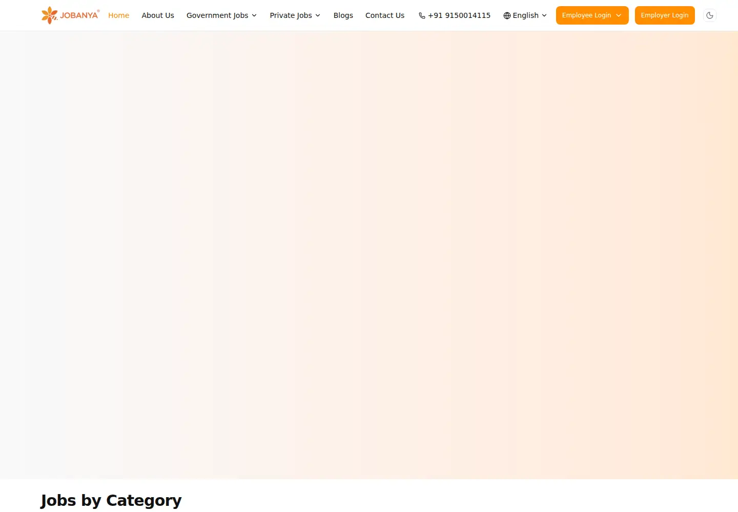 Screenshot of jobanya.com