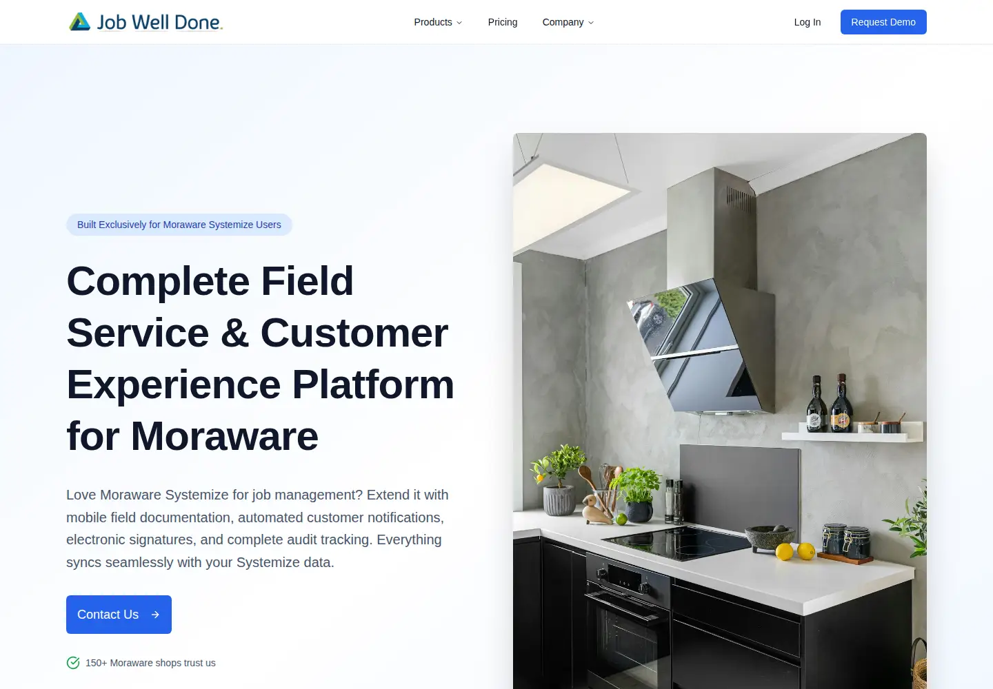 Screenshot of jobwelldone.com