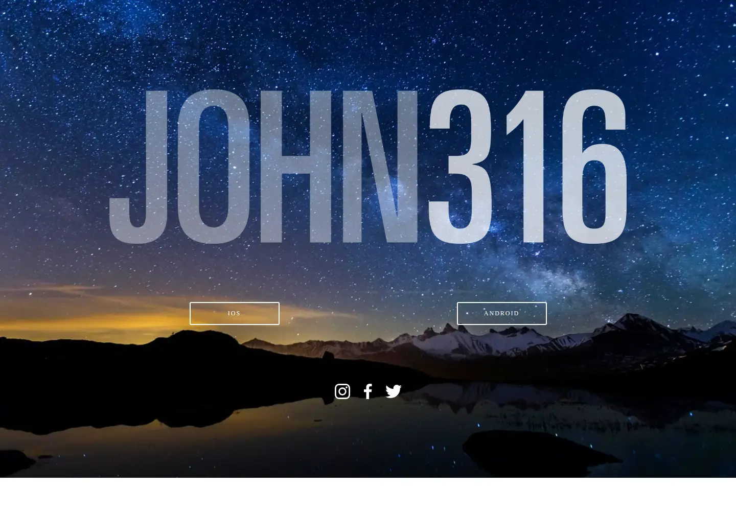 Screenshot of john316app.com