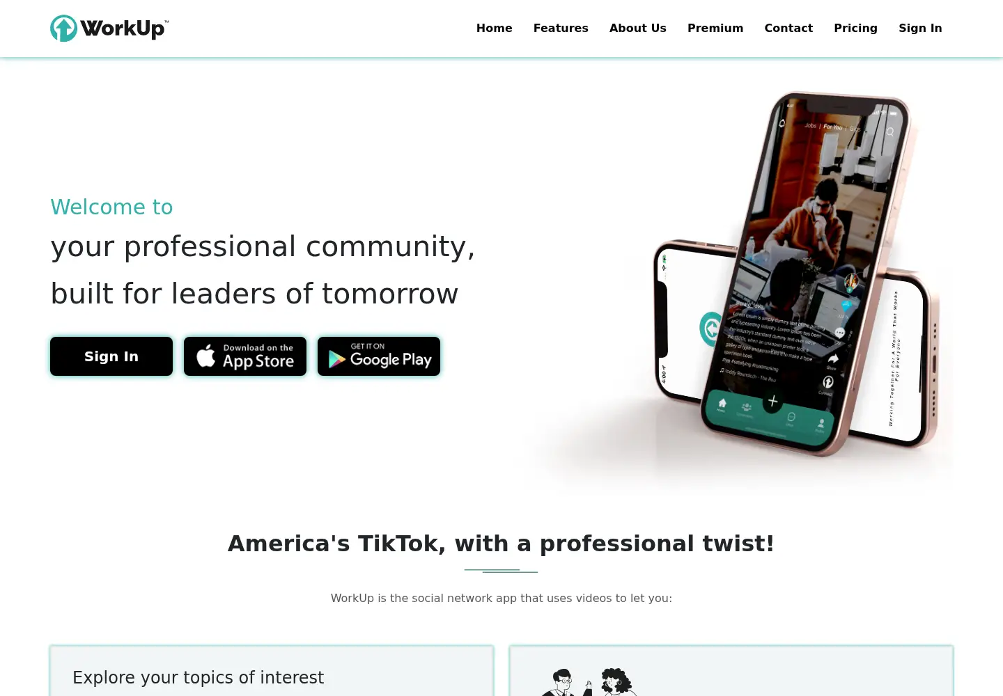 Captured homepage of joinworkup.com in the current scan
