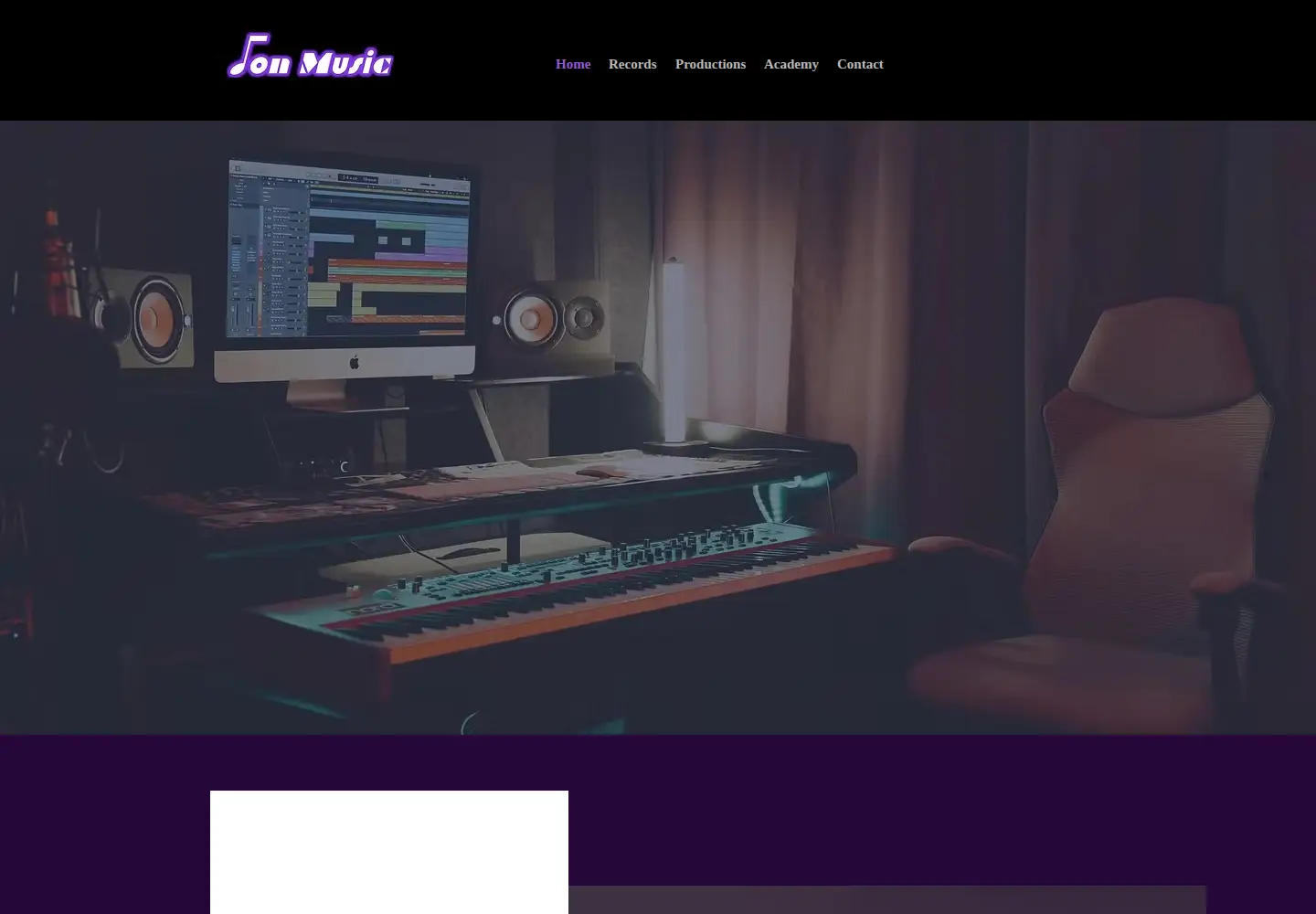 Screenshot of jonmusichk.com