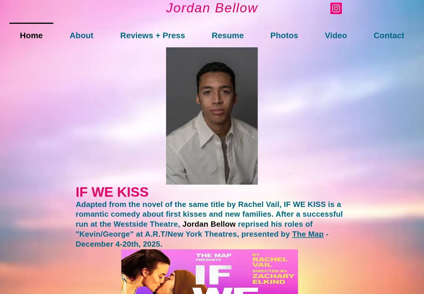Screenshot of jordanbellow.com