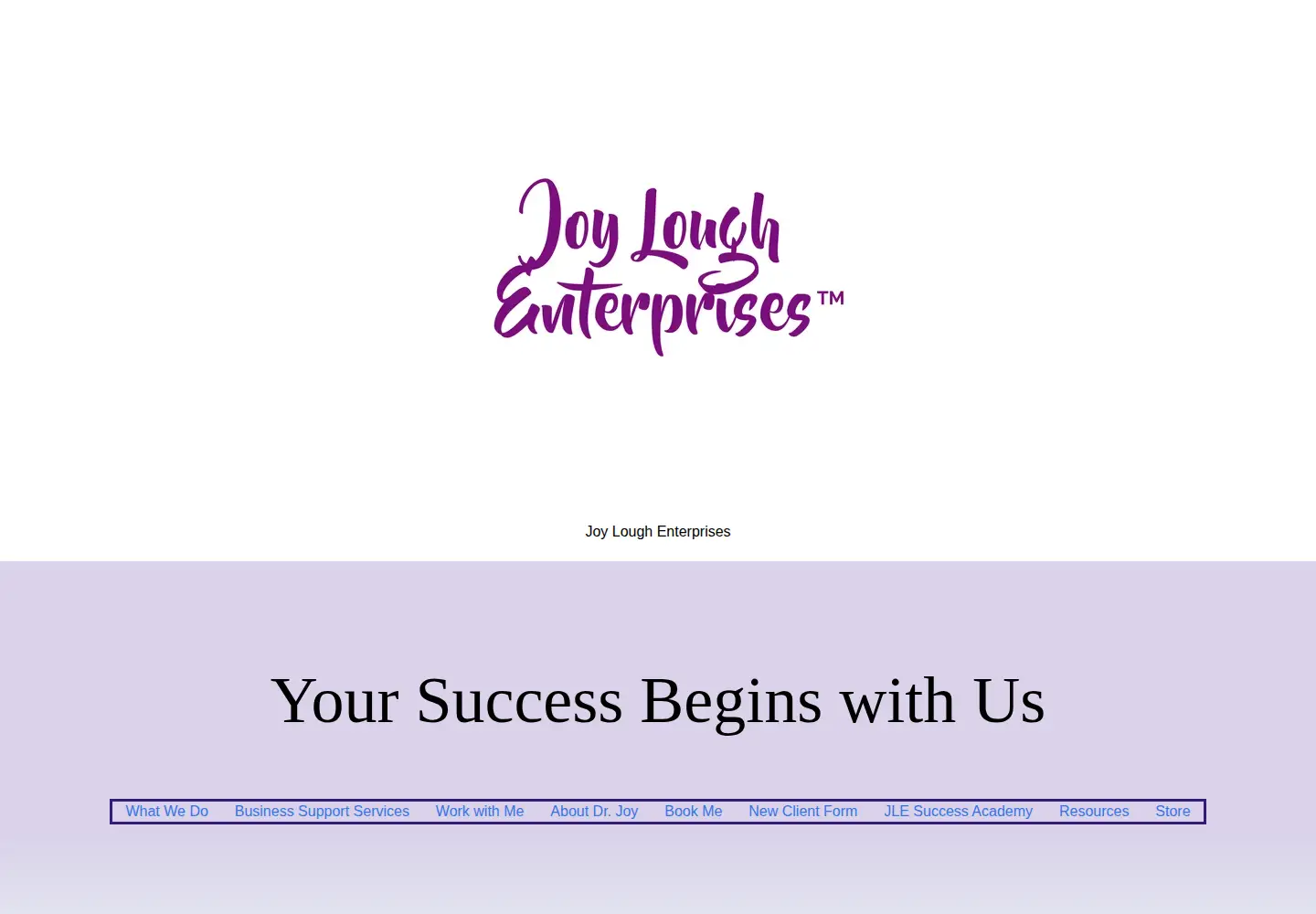 Screenshot of joyloughenterprises.com