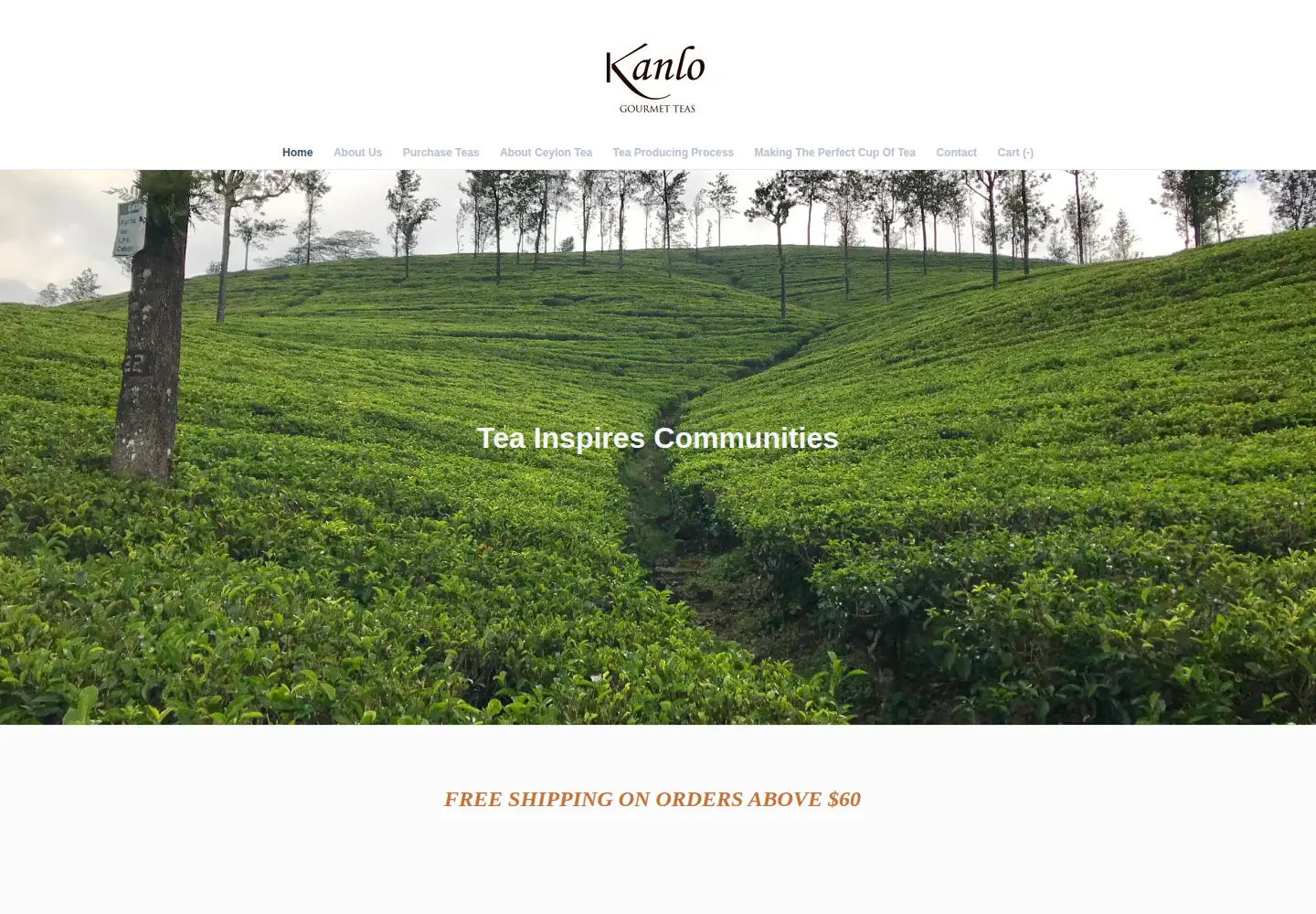 Captured homepage of kanlotea.com in the current scan