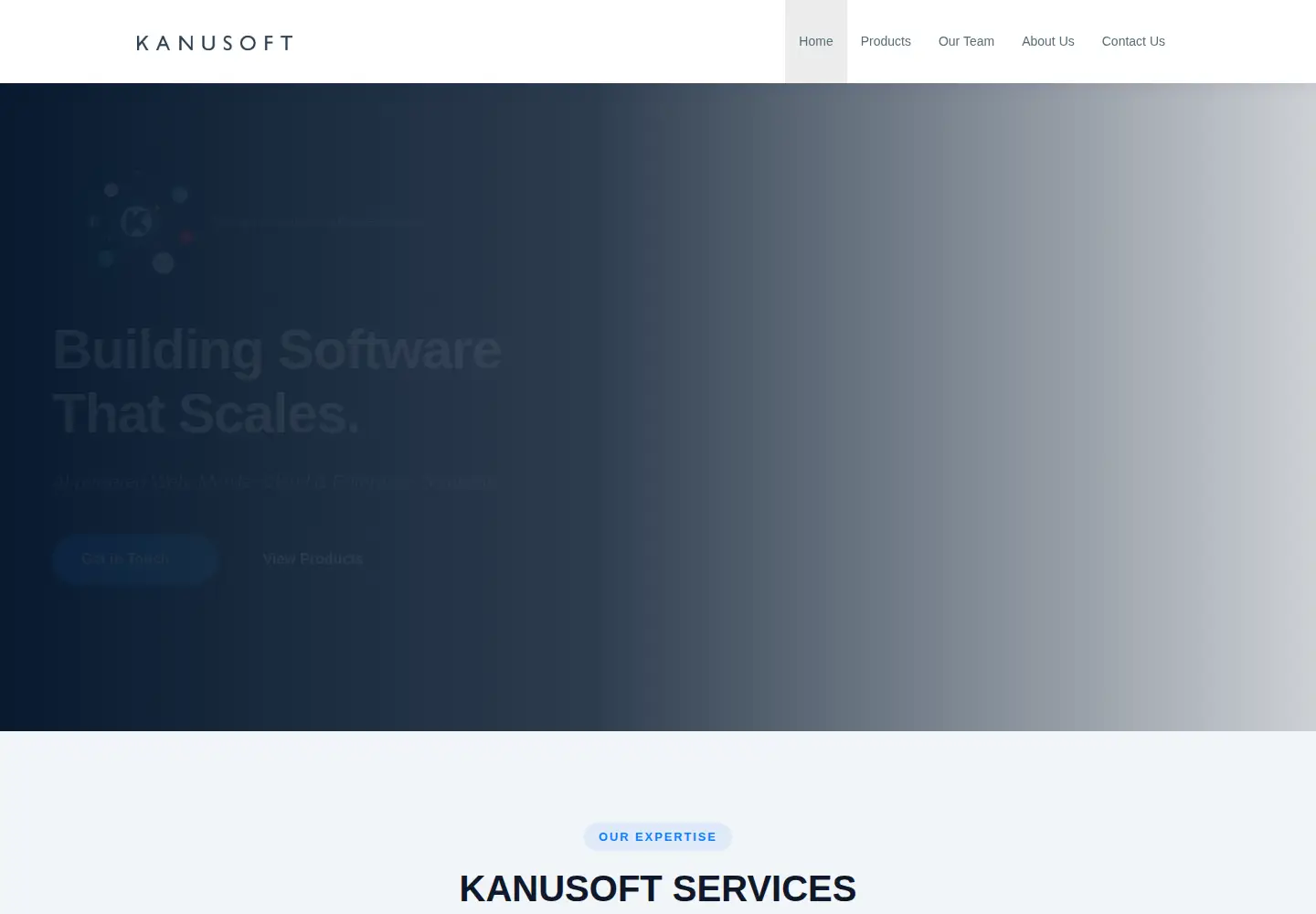 Screenshot of kanusoft.com