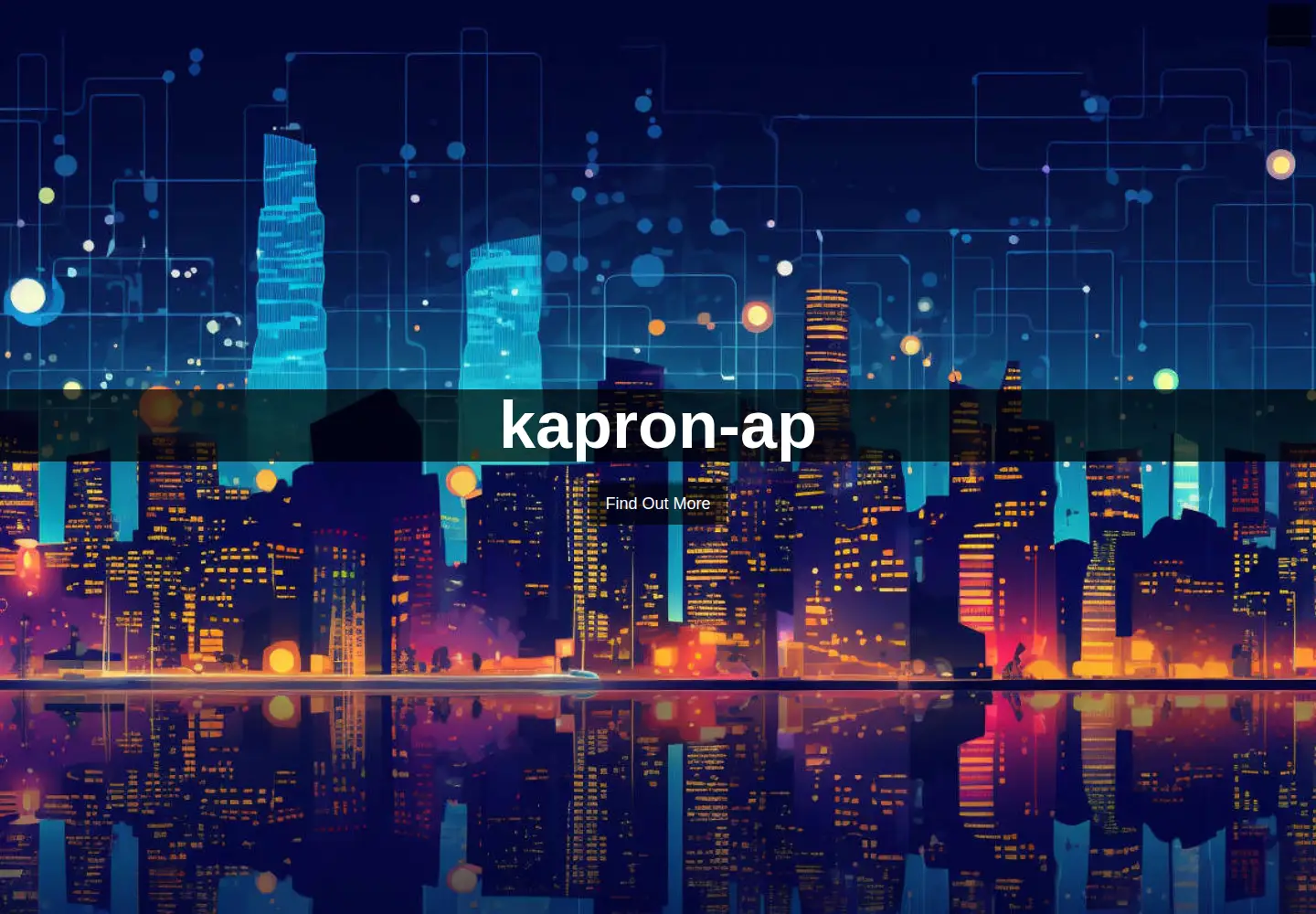 Captured homepage of kapron-ap.com in the current scan