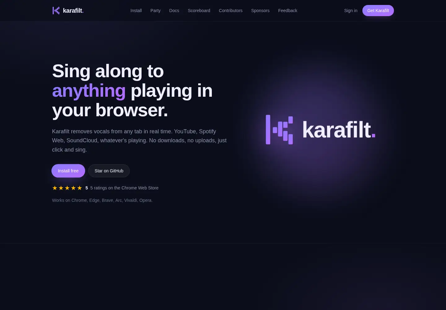 Captured homepage of karafilt.com in the current scan