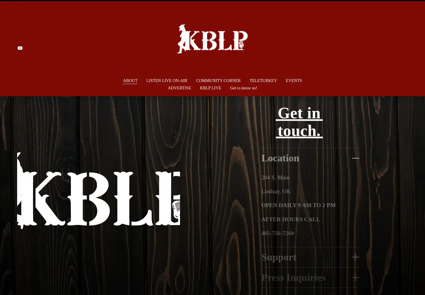 Screenshot of kblpradio.com