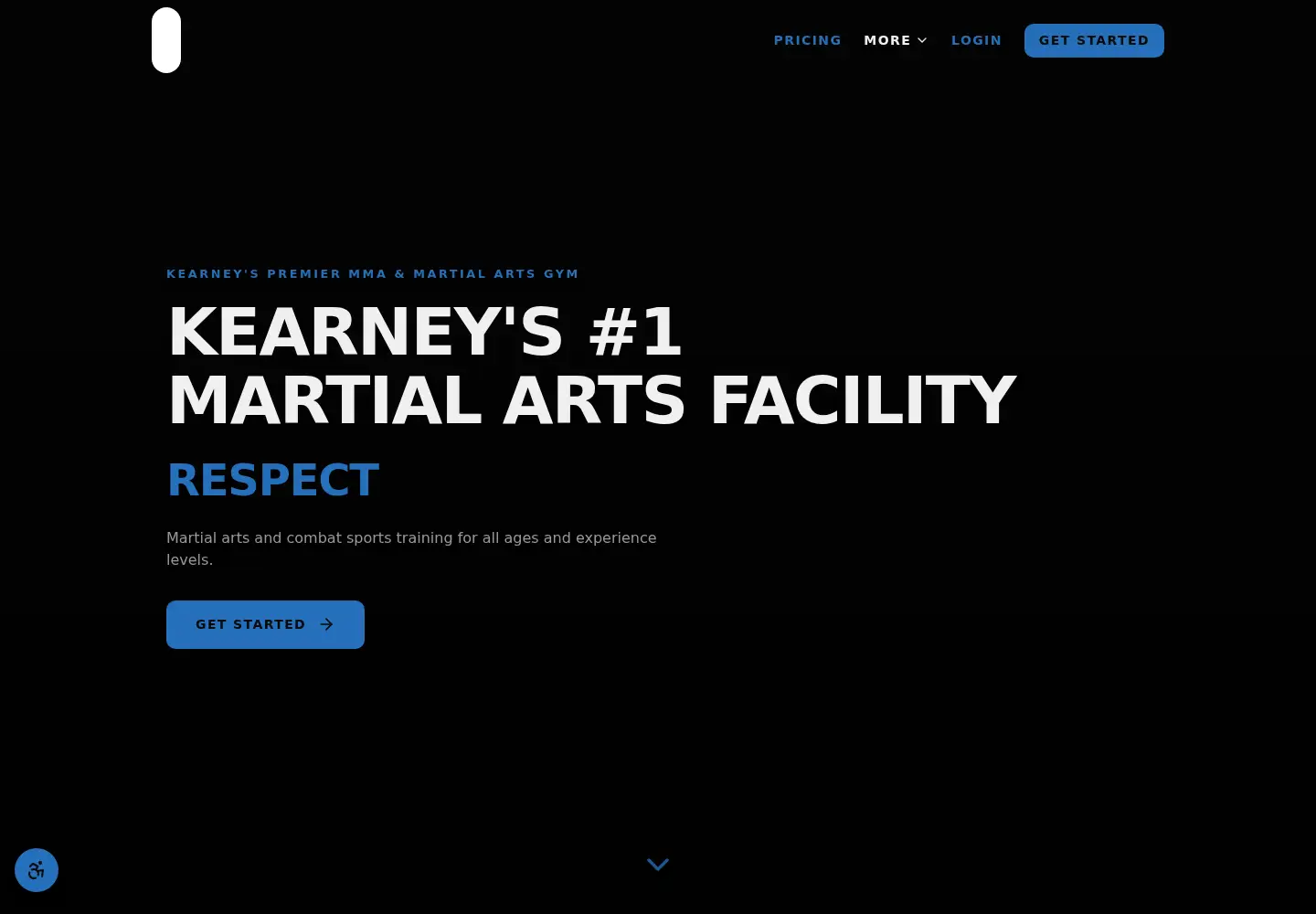 Screenshot of kearneycombatsports.com