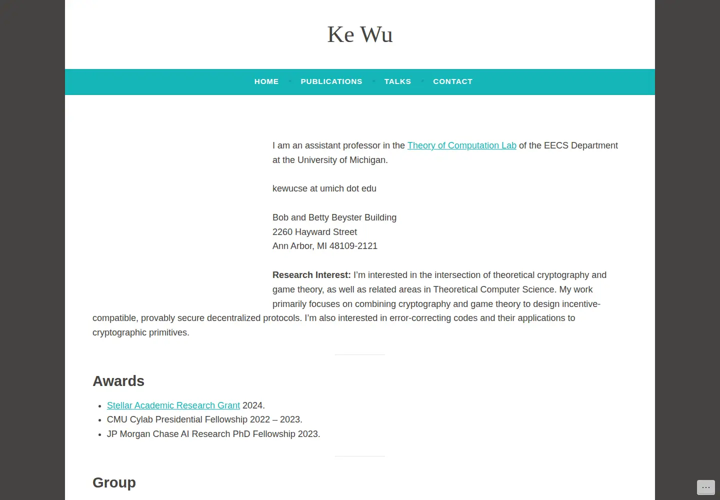 Screenshot of kewucs.com