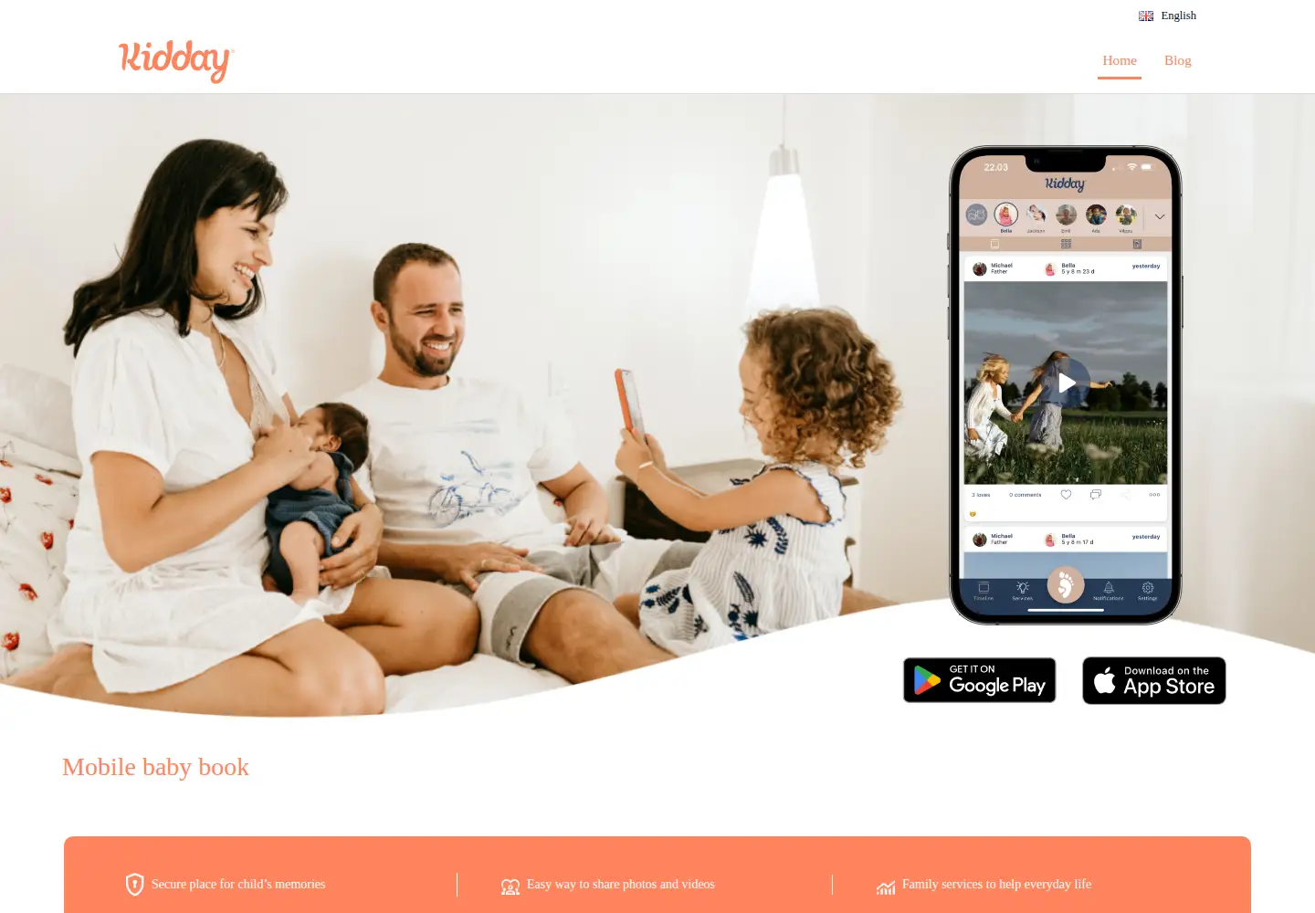 Screenshot of kidday.com