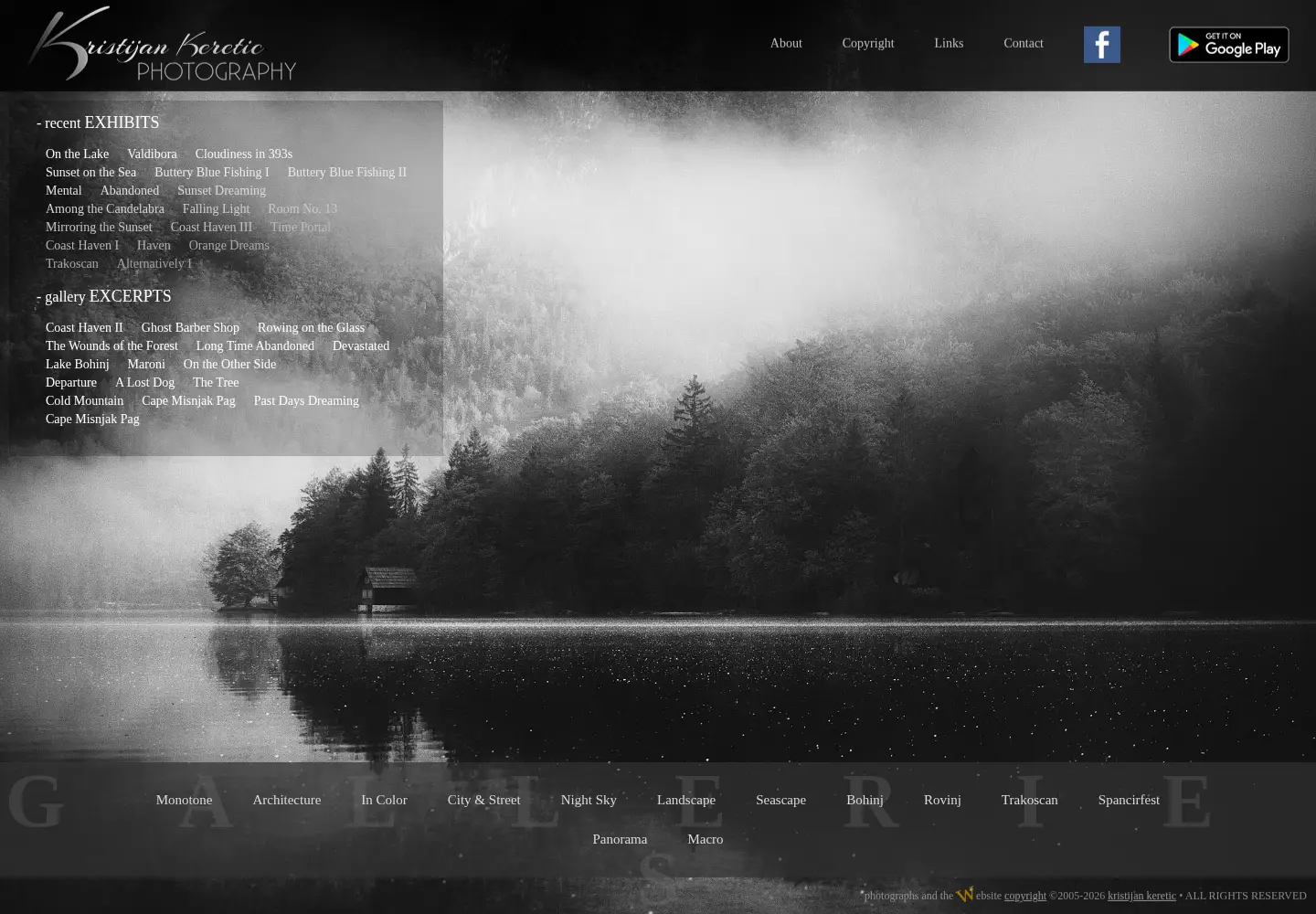 Captured homepage of kristijankeretic.com in the current scan